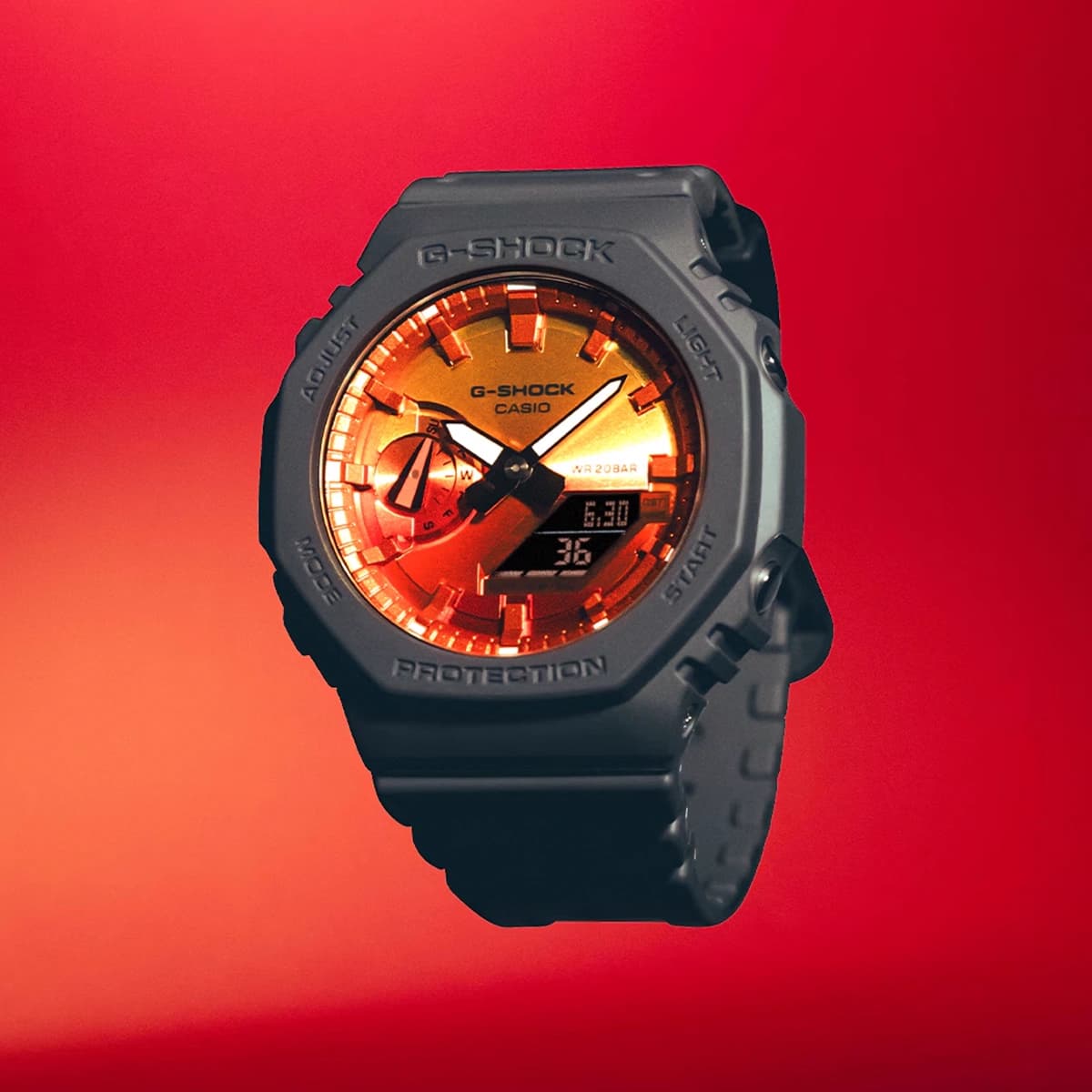 ساعت مچی مردانه کاسیو جی شاک مدل Casio G-SHOCK GA-2100FL-8A — تصویر ۶
