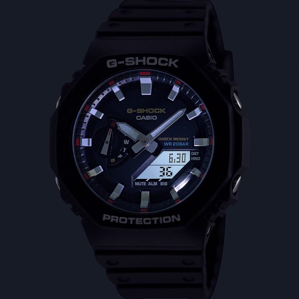 ساعت مچی زنانه کاسیو جی شاک مدل Casio G-SHOCK GA-2100RL-1A — تصویر ۳