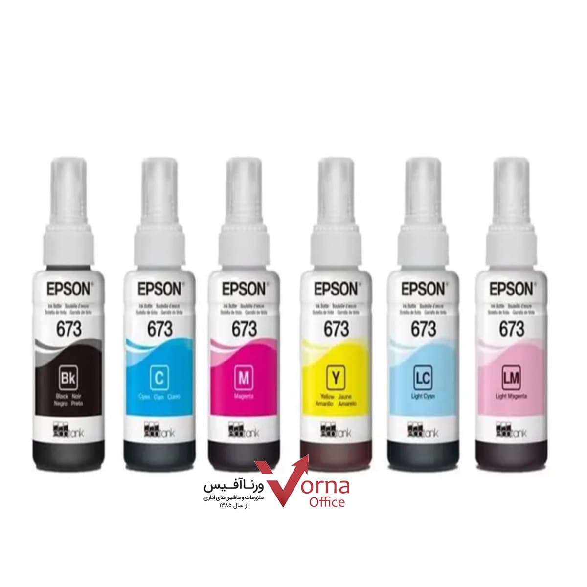 جوهر اورجینال EPSON مدل 673 کیت 6 رنگ — تصویر ۳