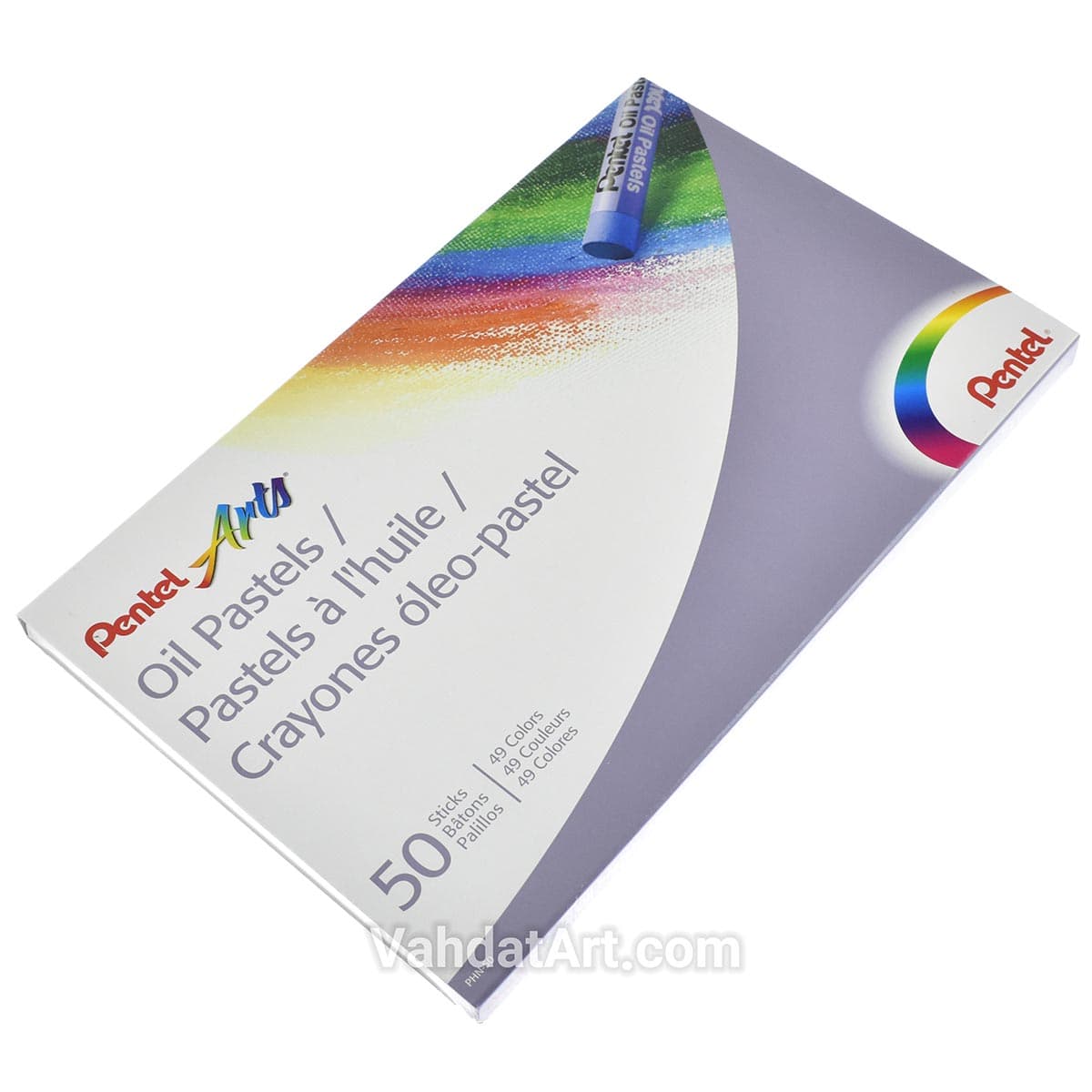 پاستل روغنی 50 رنگ پنتل مدل PHN-50 — تصویر ۵