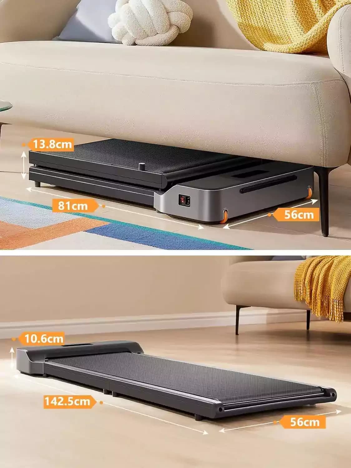 تردمیل تاشو شیائومی مدل Walking pad Kingsmith Z1F ( گلوبال و پک اصلی ) — تصویر ۲