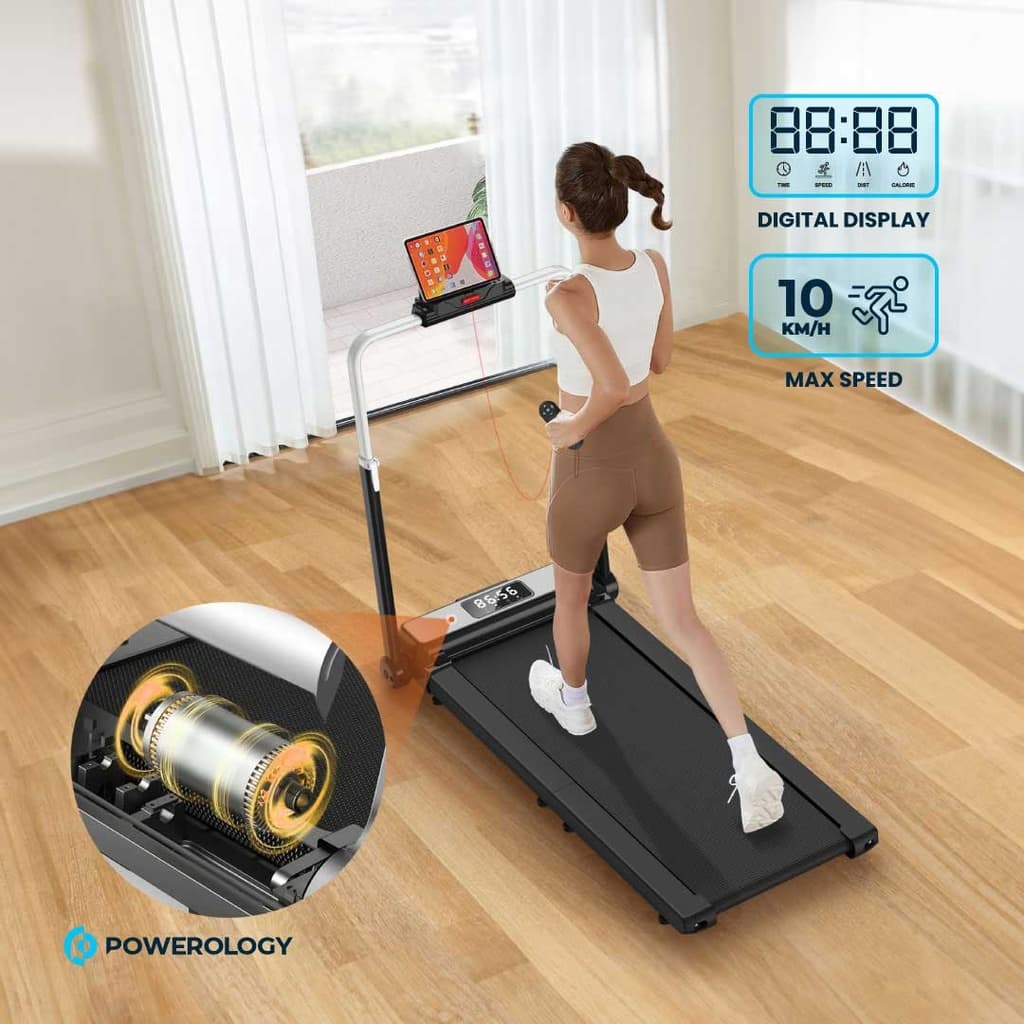 تردمیل تاشو شیائومی با برند Powerology با سرعت 10 کیلومتر بر ساعت و تحمل وزن ۱۲۰ کیلوگرم — تصویر ۷