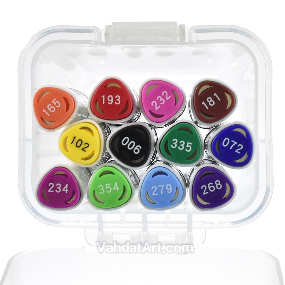 ماژیک راندو 12 رنگ بیسیک مدل BAS-4412 — تصویر ۲