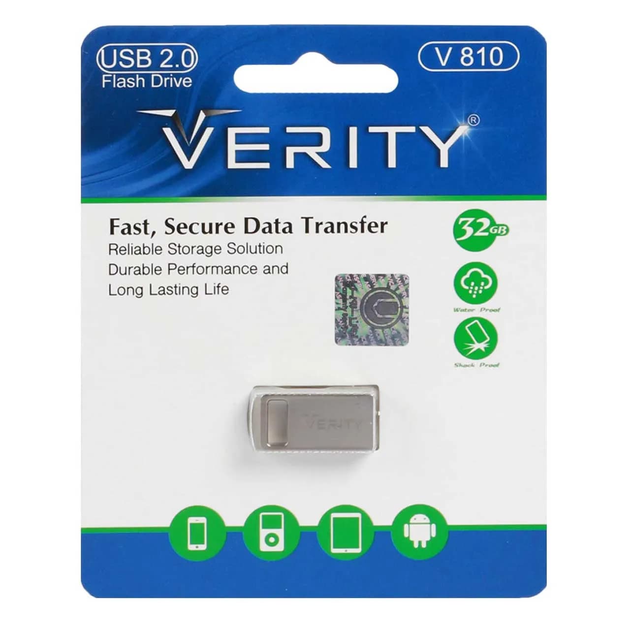 Verity V810 USB2.0 Flash Memory-32GB (گارانتی آسان سرویس)