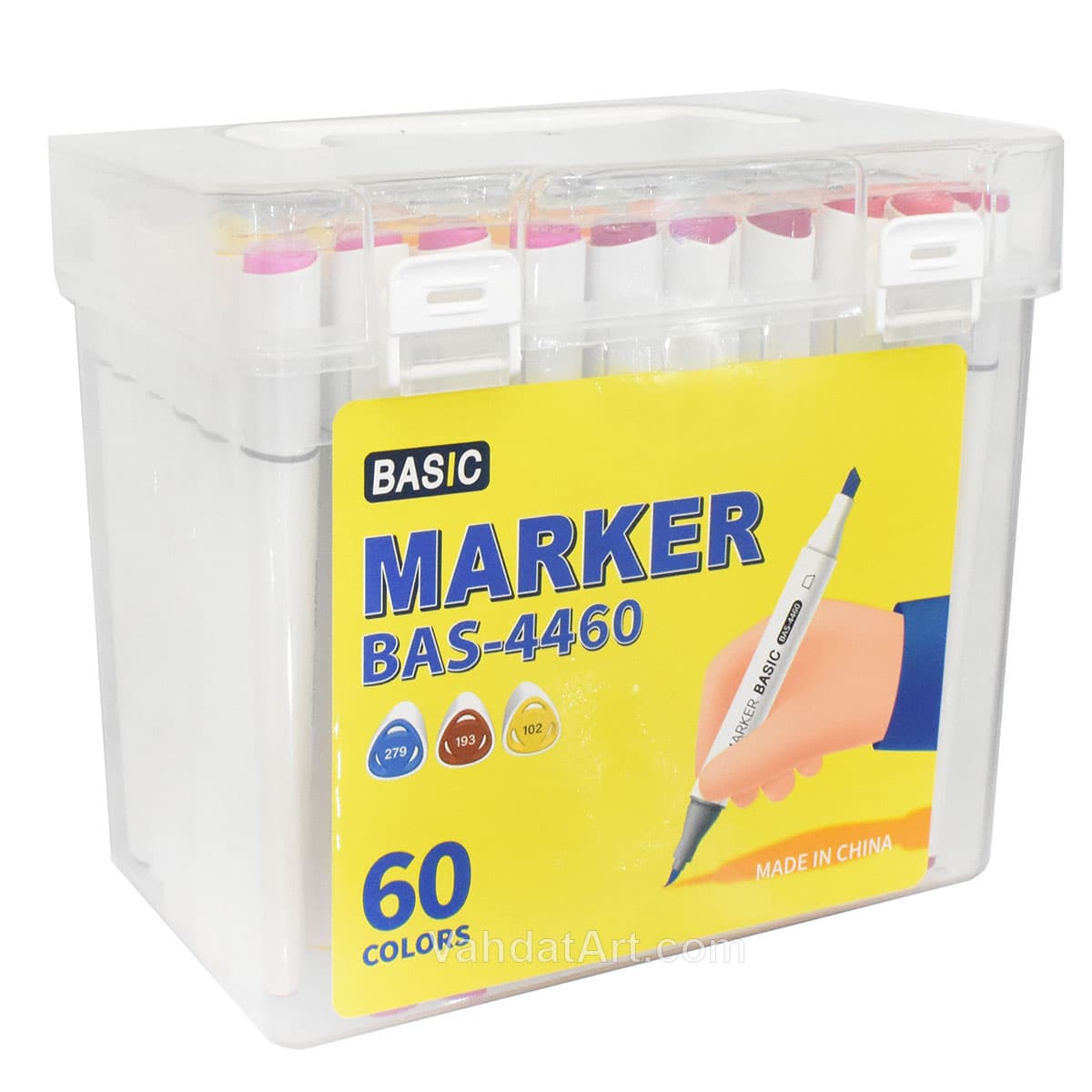 ماژیک راندو 60 رنگ بیسیک مدل BAS-4460 — تصویر ۶