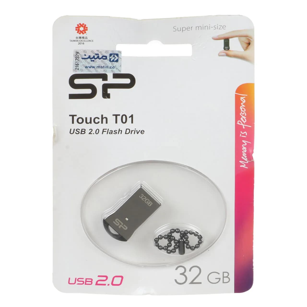 Silicon Power Touch T01 USB2.0 Flash Memory-32GB – (گارانتی متین)