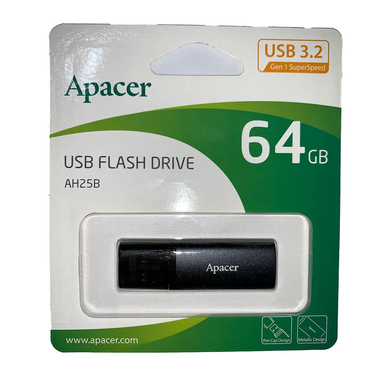 Apacer AH25B USB3.1 Flash Memory-64GB(گارانتی متین)