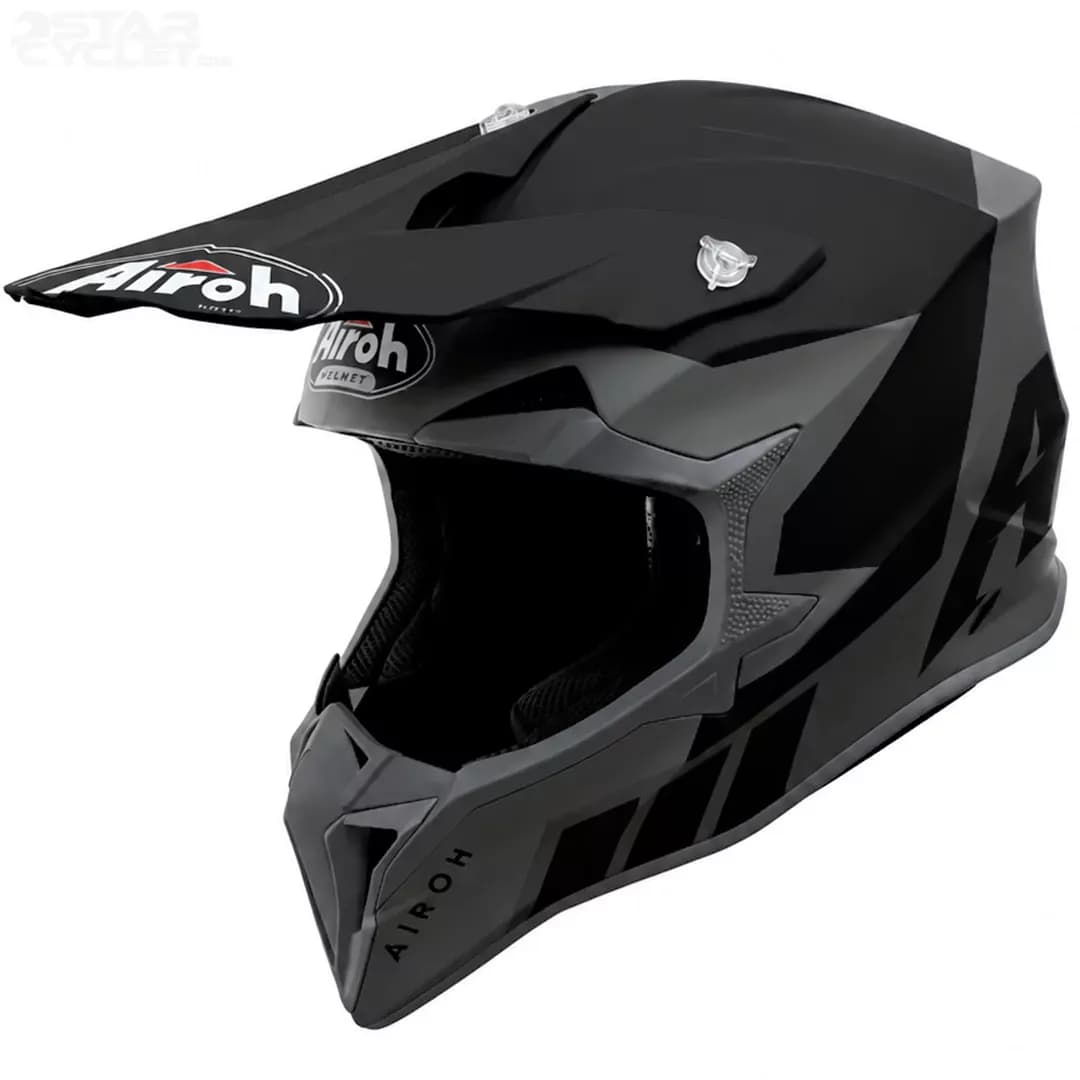 کلاه کاسکت کراسی آیرو مدل RAP RELOADED MATT GRAY BLACK