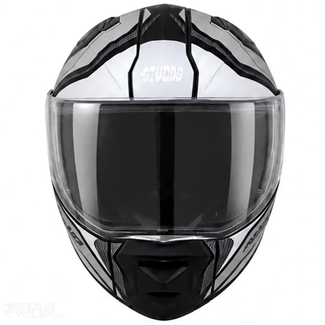 کلاه کاسکت فک متحرک استادز مدل NINJA ELITE MATT BLACK SILVER — تصویر ۳
