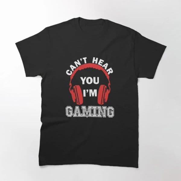 تی شرت گیمی Video Gaming Gift Gamer Headset Design — تصویر ۲