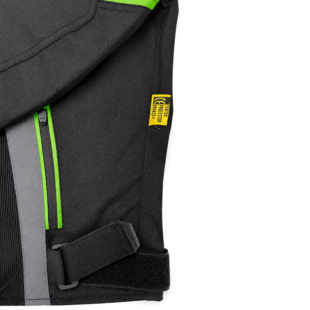 کاپشن تابستانی استیت مدل ترونیک نت BLACK GREEN — تصویر ۴