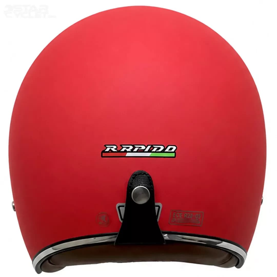 کلاه کاسکت وسپایی راپیدو مدل 859 MATT RED — تصویر ۴