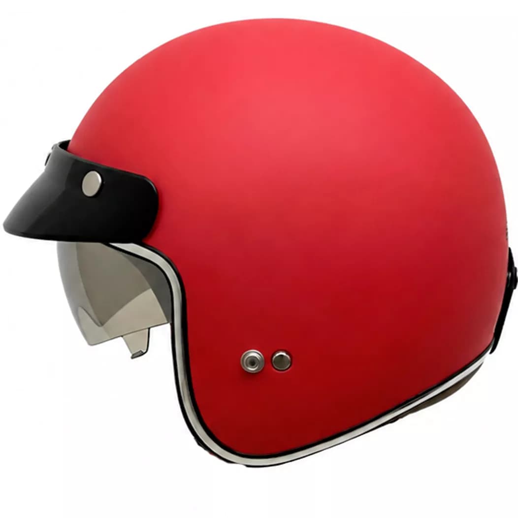 کلاه کاسکت وسپایی راپیدو مدل 859 MATT RED — تصویر ۲