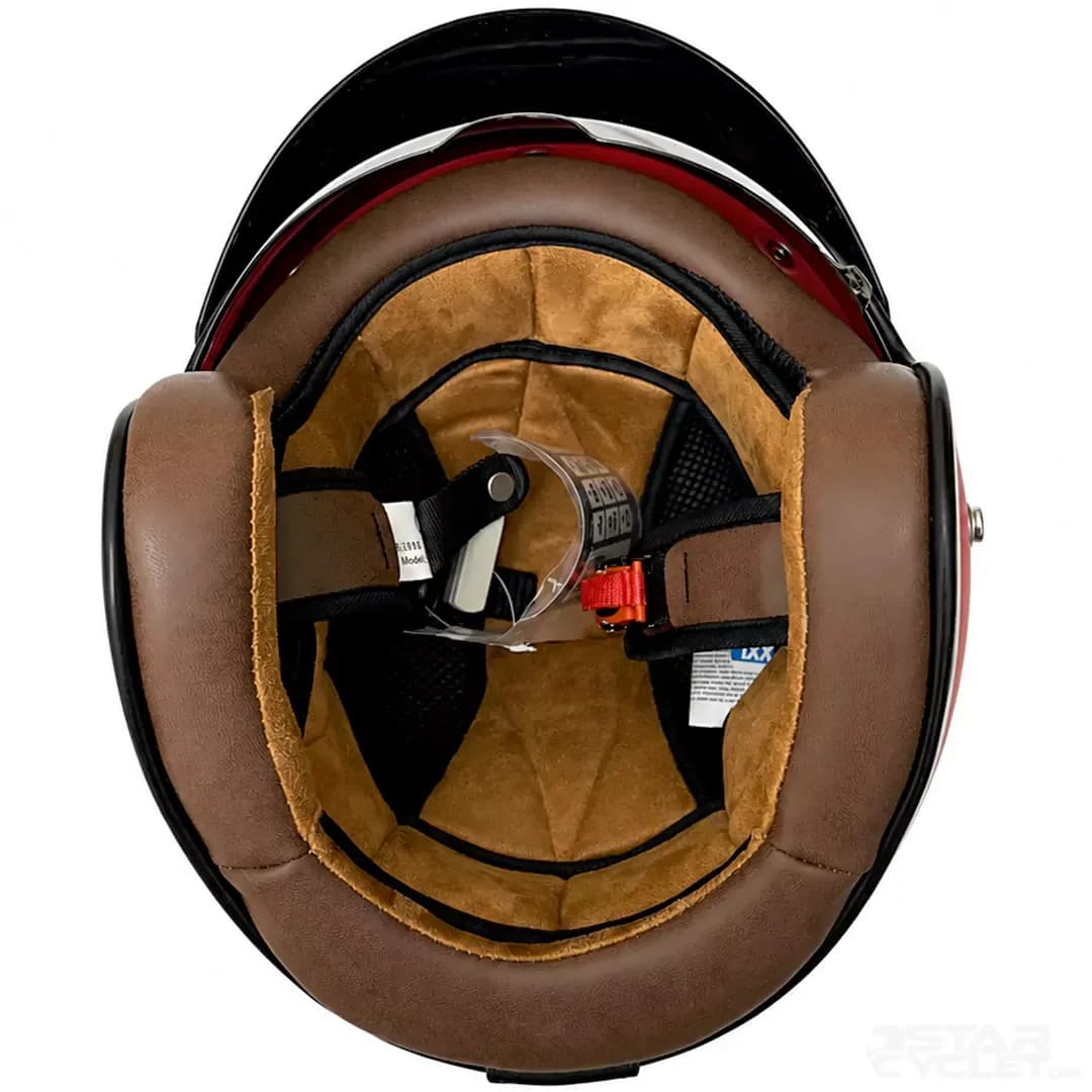 کلاه کاسکت وسپایی راپیدو مدل 859 MATT RED — تصویر ۶