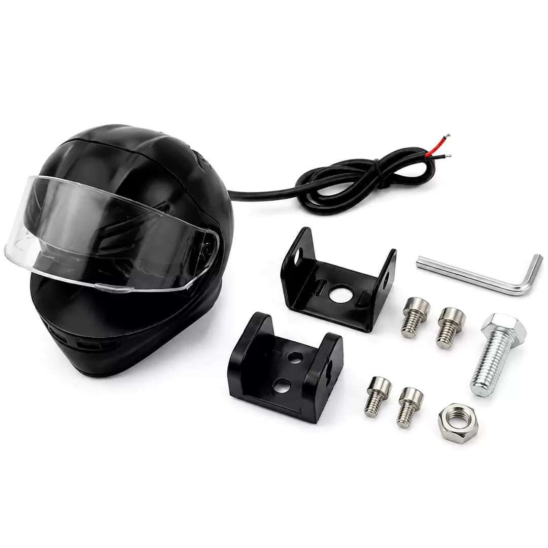 پروژکتور طرح کلاه کاسکت اسپوت لایت مدل MATT BLACK 2MODE — تصویر ۶
