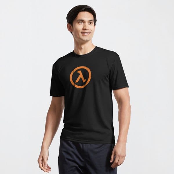 تی شرت گیمی Half Life Lambda Symbol Essential