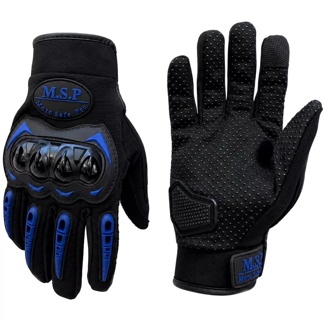 دستکش چهار فصل ام اس پی مدل پرتکشندار BLACK BLUE