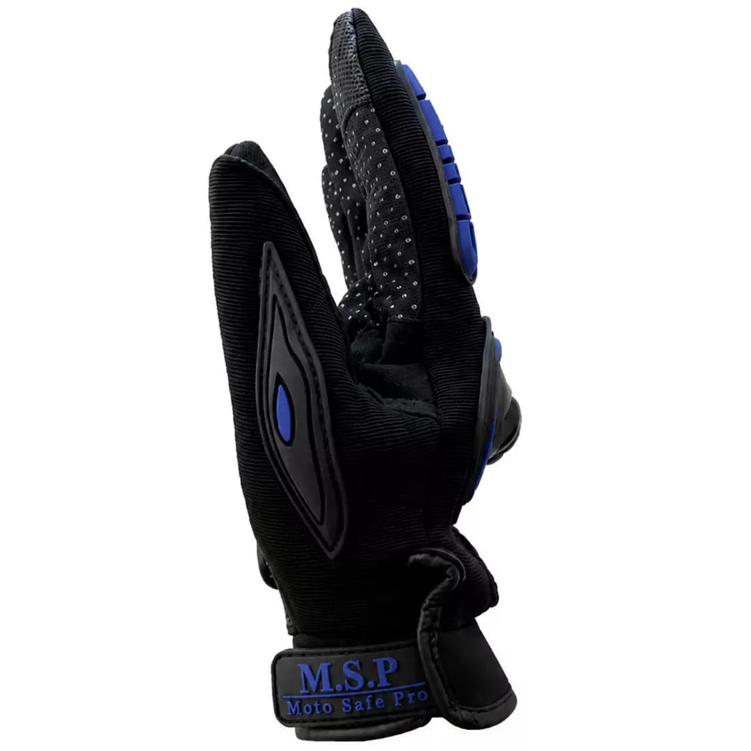 دستکش چهار فصل ام اس پی مدل پرتکشندار BLACK BLUE — تصویر ۲