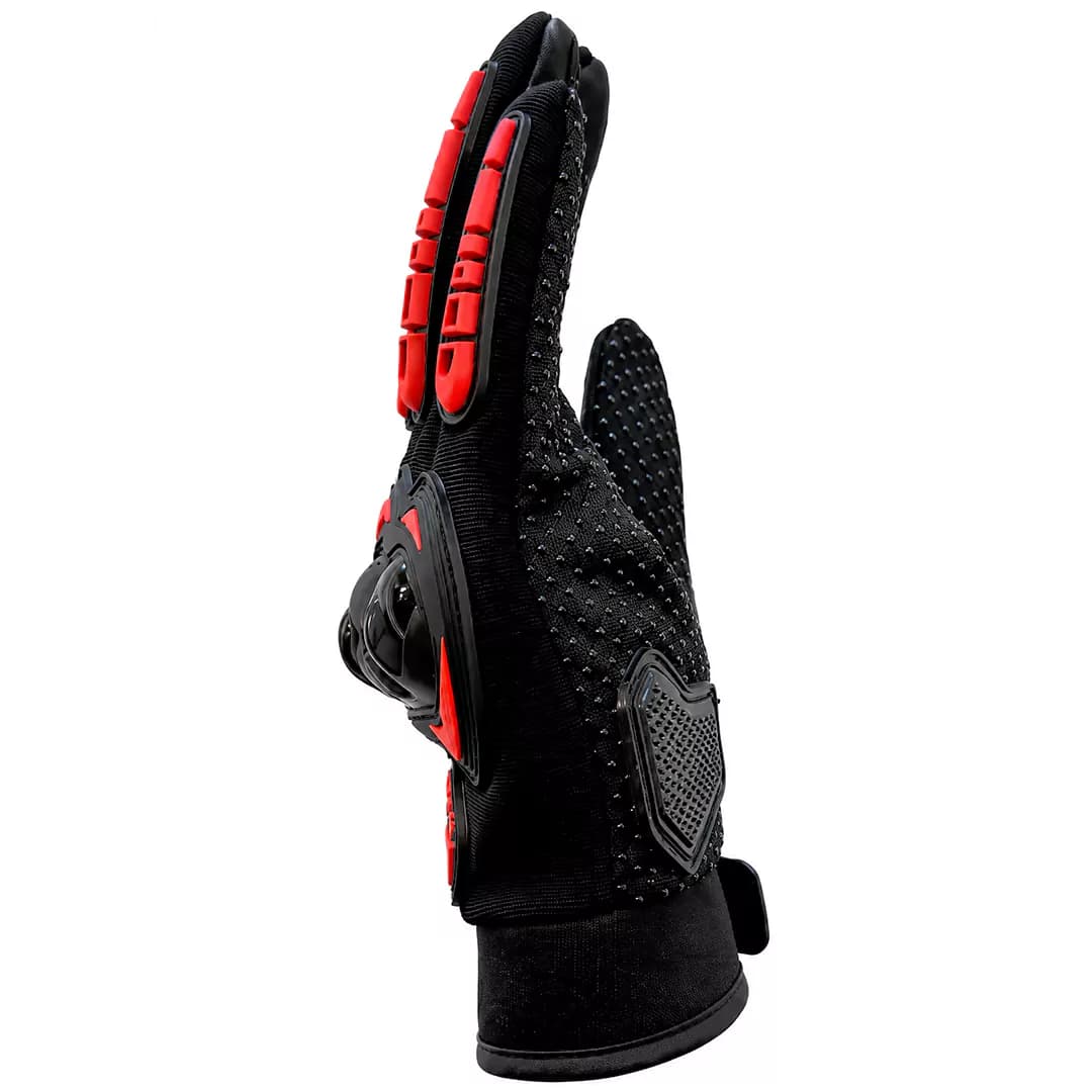 دستکش چهار فصل ام اس پی مدل پرتکشندار BLACK RED — تصویر ۳