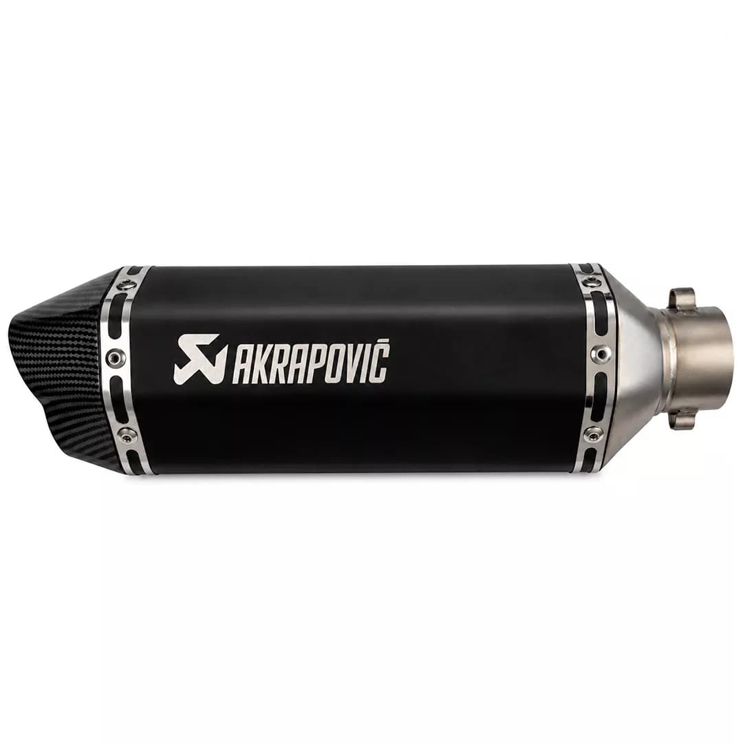 اگزوز آکراپوویچ مدل دو لول BLACK CARBON