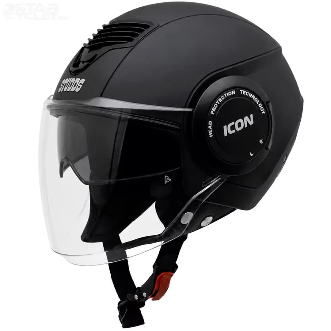 کلاه کاسکت بدون فک استادز مدل iCON MATT BLACK
