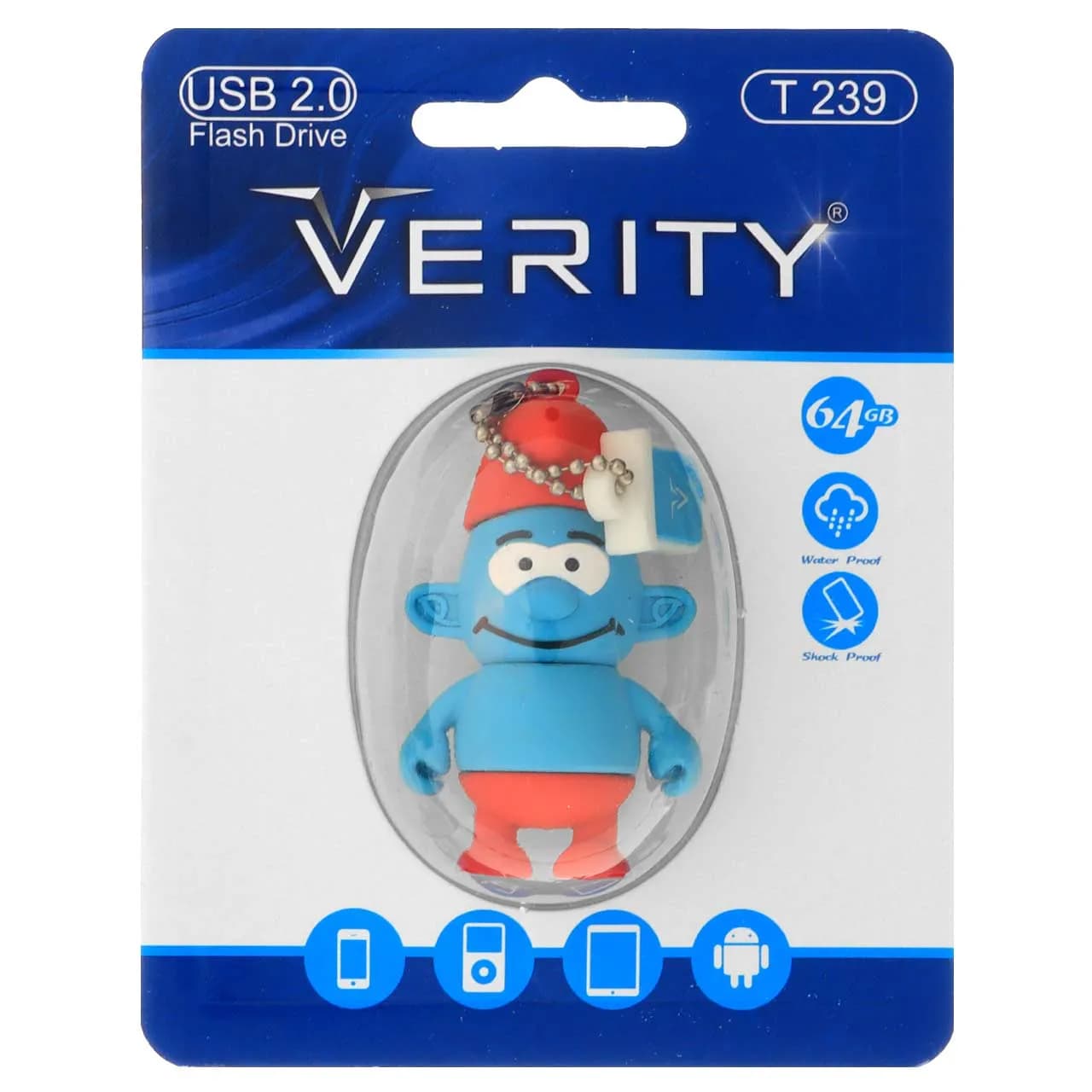 Verity T239 USB2.0 Flash Memory – 64GB – (گارانتی آسان سرویس) عروسکی