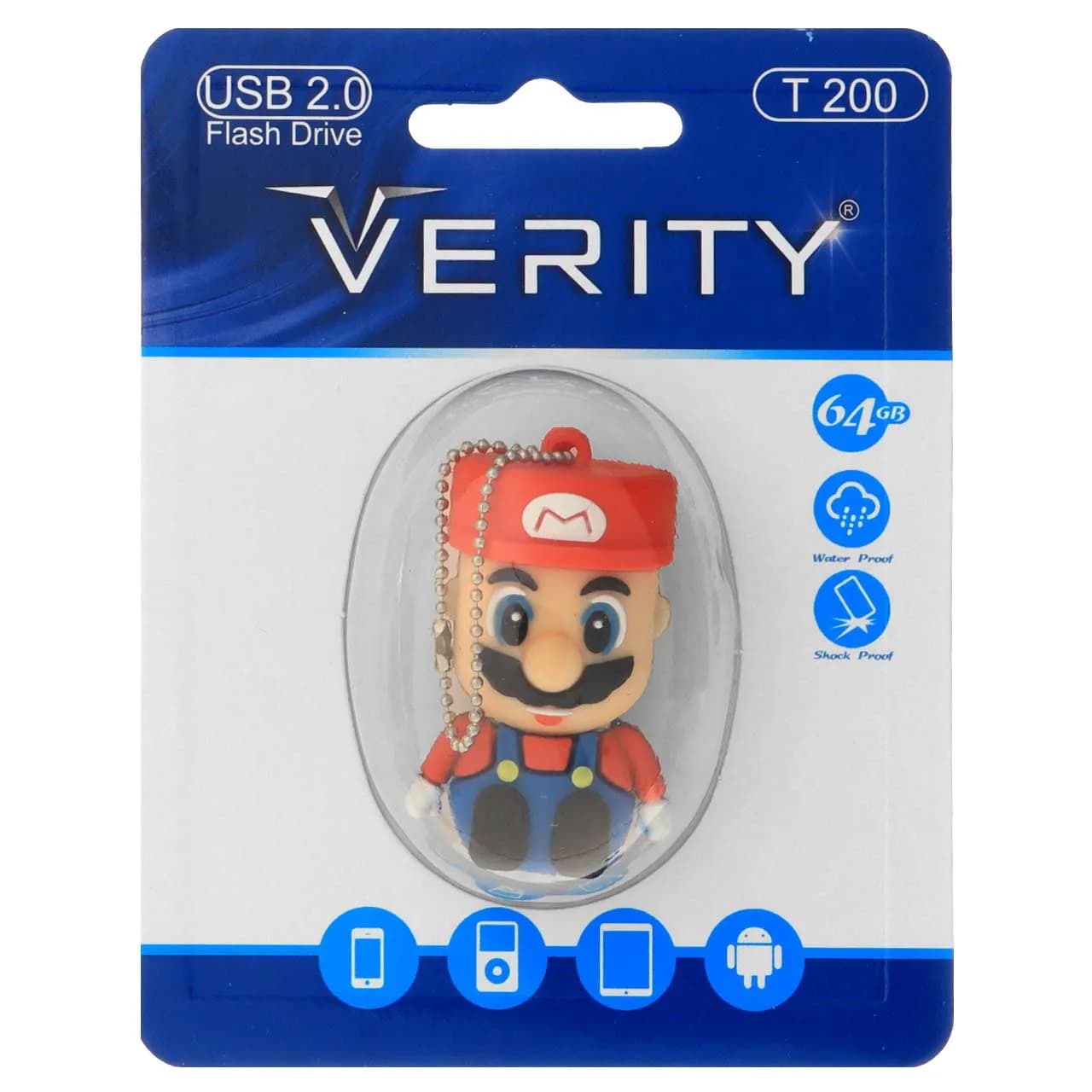Verity T200 USB2.0 Flash Memory – 64GB – (گارانتی آسان سرویس) عروسکی