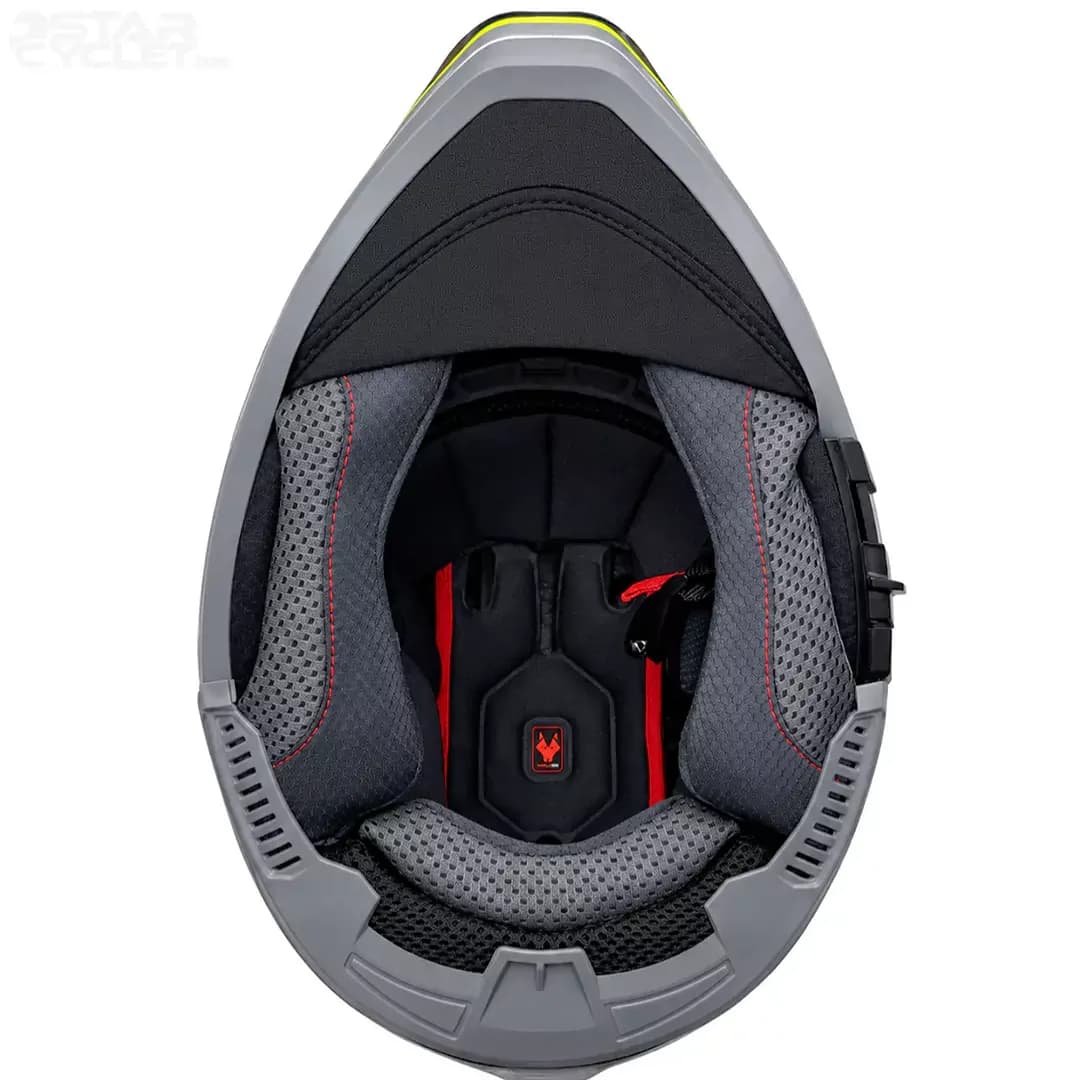 کلاه کاسکت ادونچری اکسیس مدل WOLF DS ROADRUNNER B2 GRAY BLACK — تصویر ۷