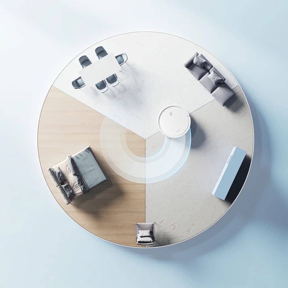 جاروبرقی رباتیک شیائومی مدل Mi robot vacuum E10 ( پک اصلی و گلوبال ) — تصویر ۸