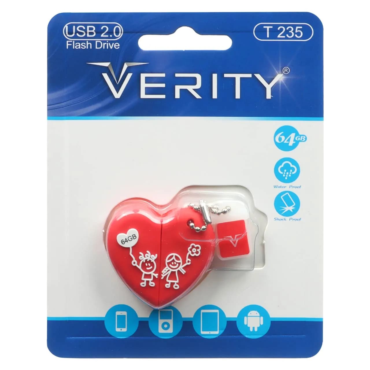 Verity T235 USB2.0 Flash Memory – 64GB (گارانتی آسان سرویس) عروسکی