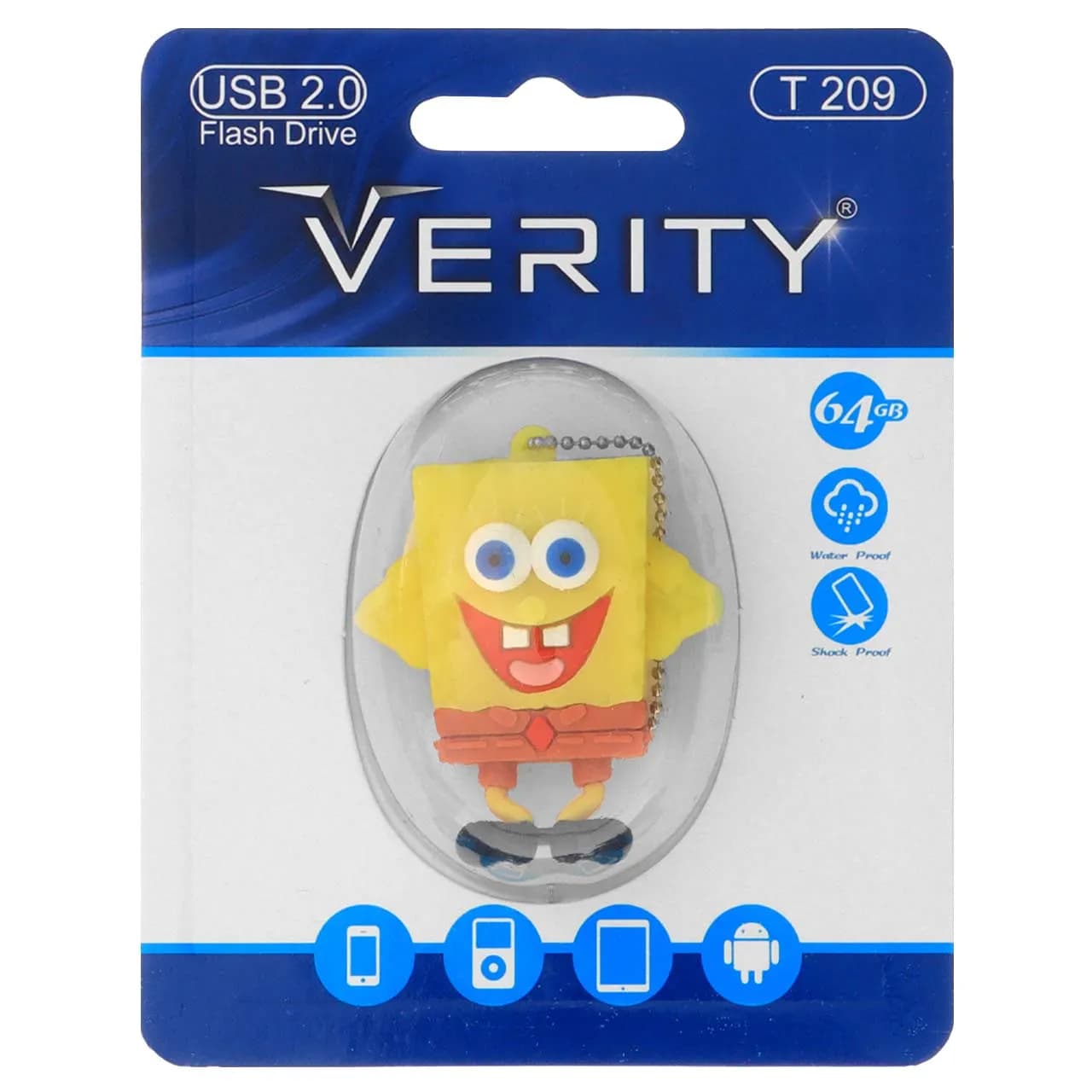 Verity T209 USB2.0 Flash Memory – 64GB – (گارانتی آسان سرویس) عروسکی