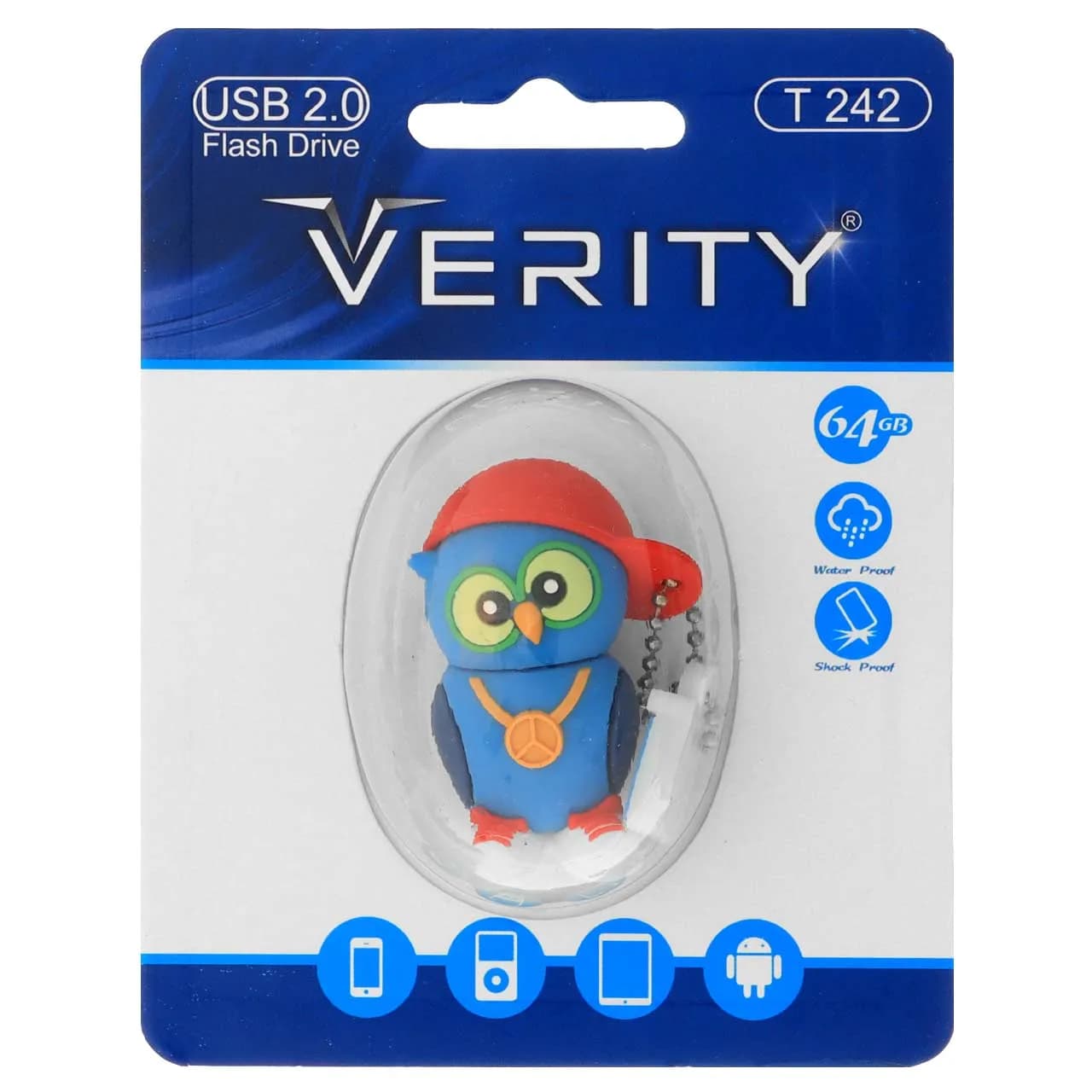 Verity T242 USB2.0 Flash Memory – 64GB – (گارانتی آسان سرویس) عروسکی