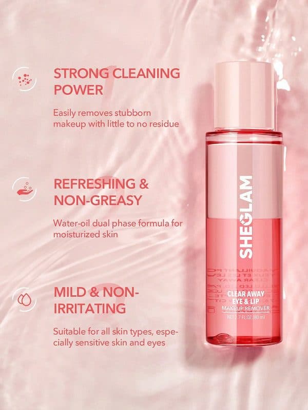 پاک کننده آرایش چشم و لب CLEAR AWAY شیگلم SHEGLAM — تصویر ۶