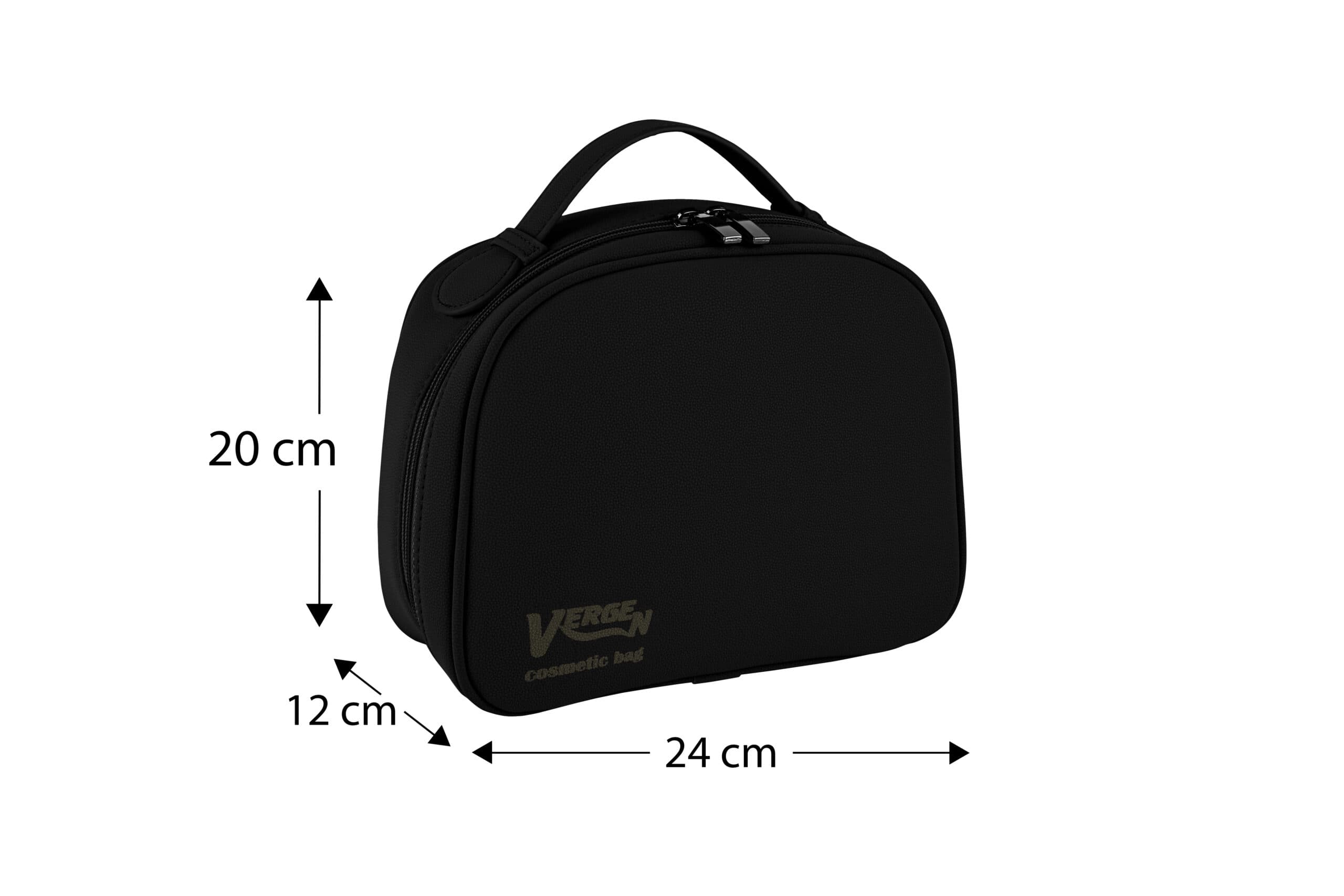 کیف آرایش بژ با کد CB001 برند vergen — تصویر ۲
