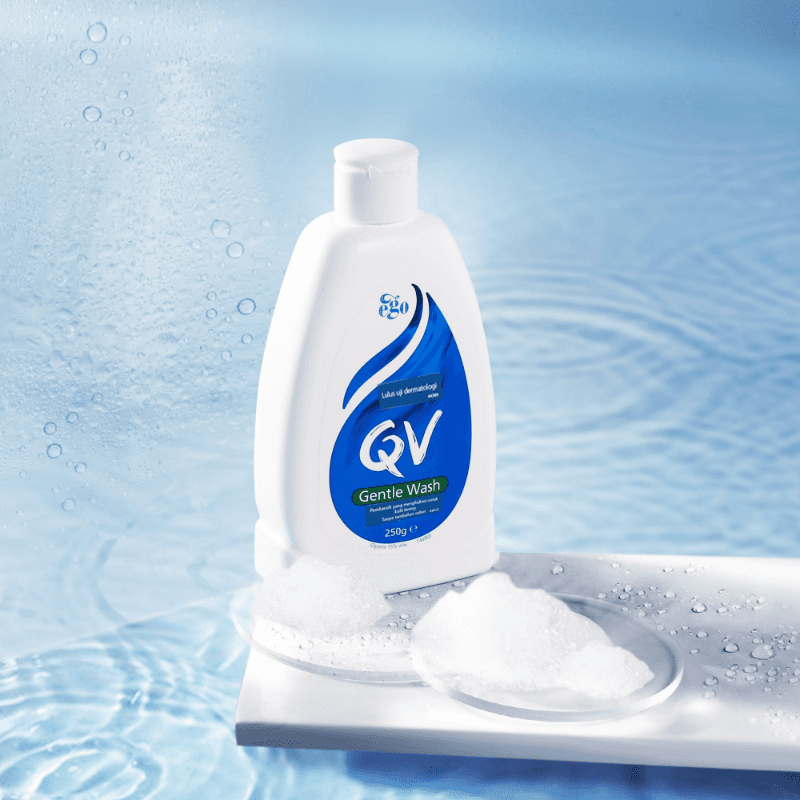 ژل شوینده کیو وی پوست خشک و حساس QV Gentle Wash — تصویر ۵