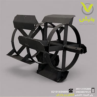 چرخ شالیزاری آهنی بنزینی چپ AMI-W3 — تصویر ۲