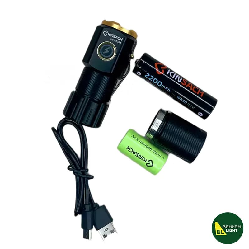چراغ قوه کوچک کینساچ kinsach KS-F635 — تصویر ۳