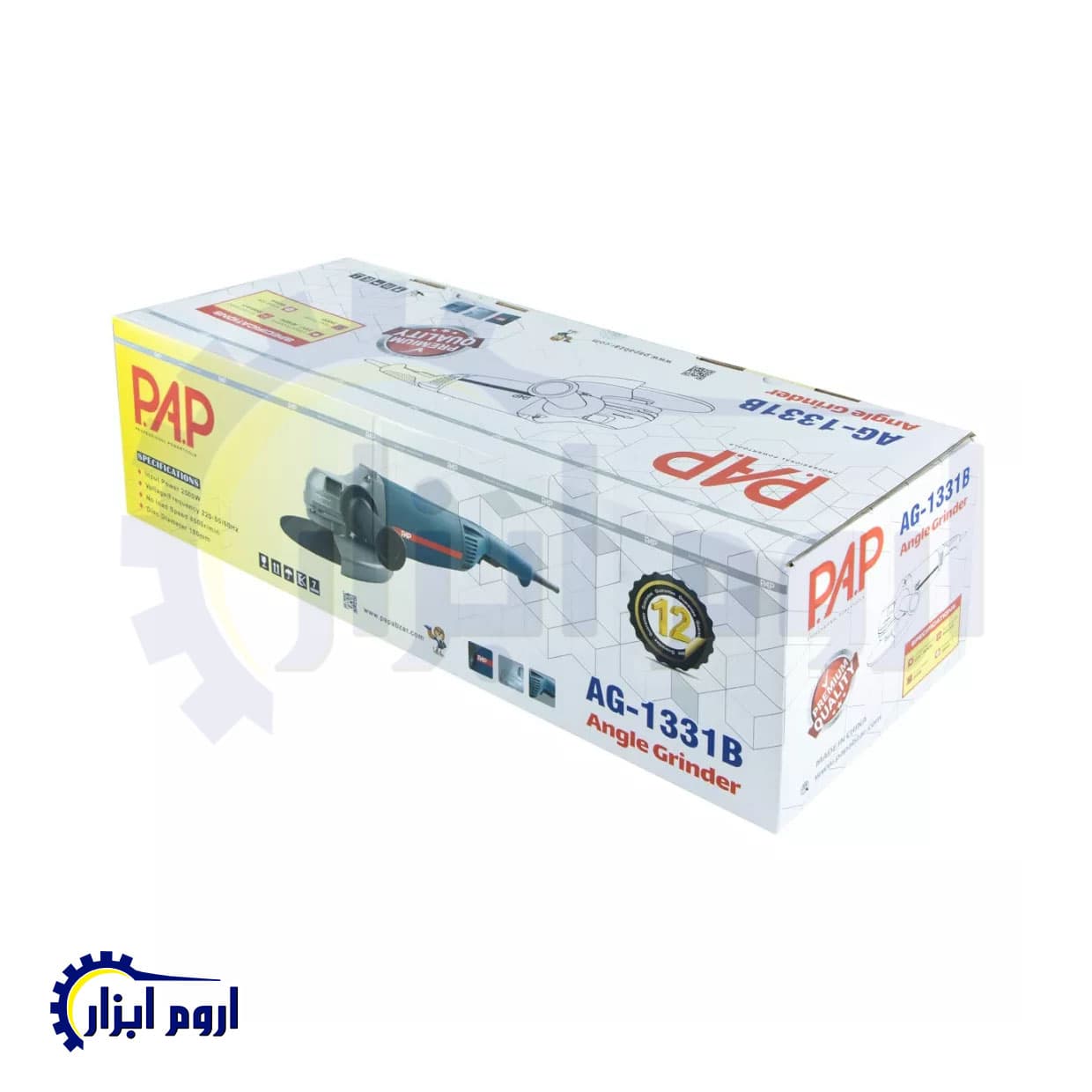 فرز آهنگری پی ای پی مدل AG-1331 ظرفیت ۱۸۰ میلیمتر ۲۵۰۰ وات — تصویر ۳