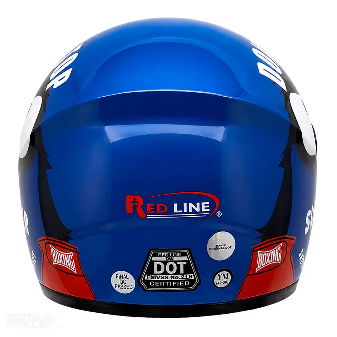 کلاه کاسکت فک ثابت بچگانه ردلاین مدل 13-906 BRIGHT BLUE BOXER — تصویر ۴
