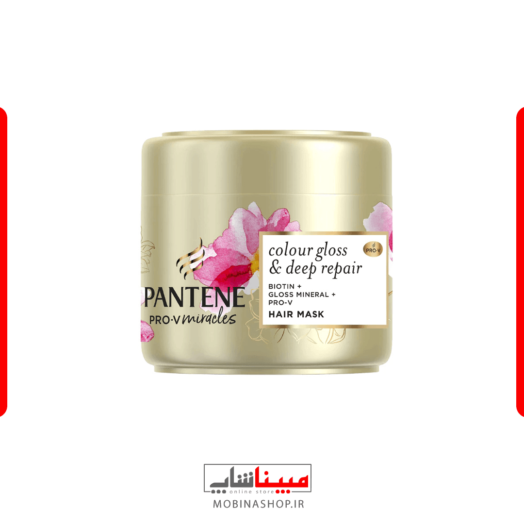 ماسک مو پنتن Pro-V Miracles Colour Gloss & Deep Repair | ترمیم و درخشانکننده موهای رنگشده 300 میل