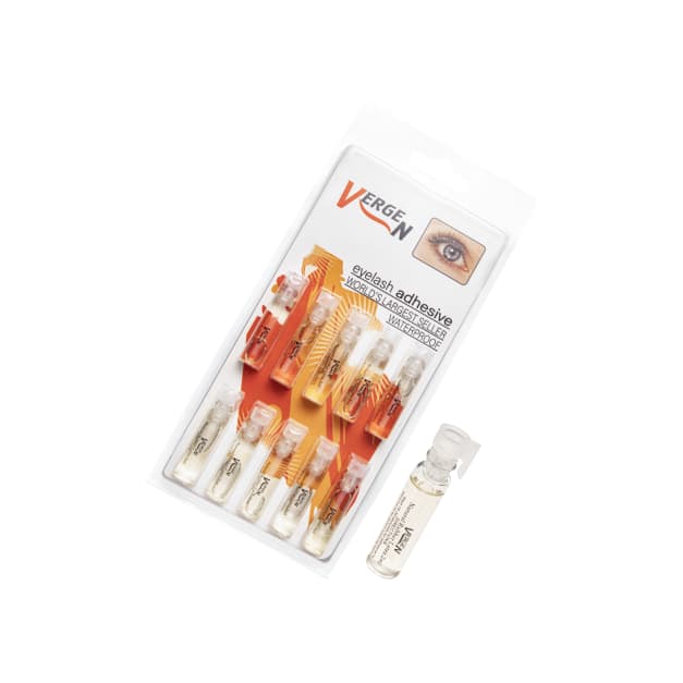 چسب مژه 1/5 کرمی بی رنگ با کد EF103 برند vergen