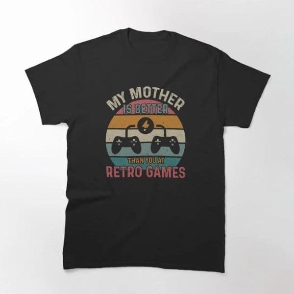 تی شرت گیمی Mother Retro Gamer — تصویر ۲