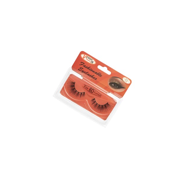 مژه مصنوعی 6D تک جفتی با کد E129-06 برند vergen