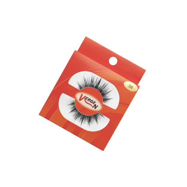 مژه مصنوعی اسپایکی تک جفتی با کد E128-06 برند vergen