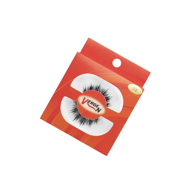 مژه مصنوعی اسپایکی تک جفتی با کد E128-03 برند vergen