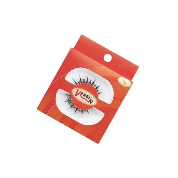 مژه مصنوعی اسپایکی تک جفتی با کد E128-01 برند vergen