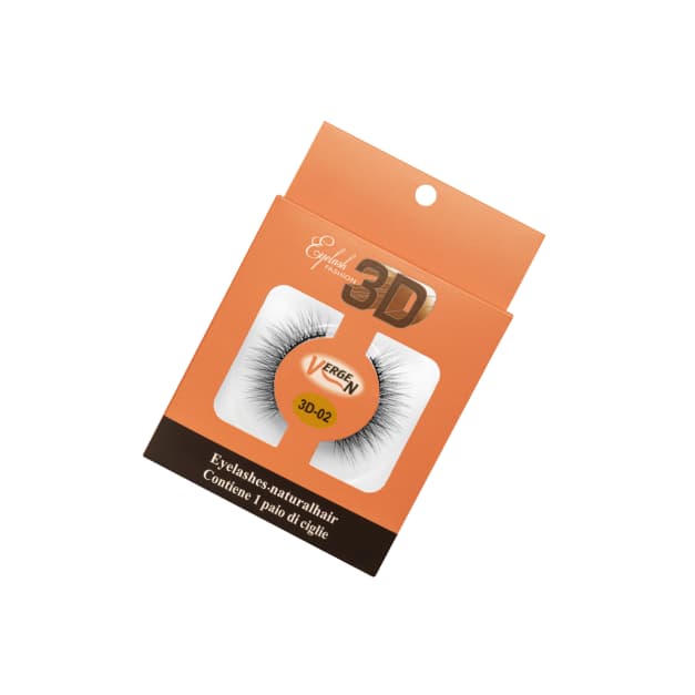 مژه مصنوعی 3D با کد E121-02 برند vergen
