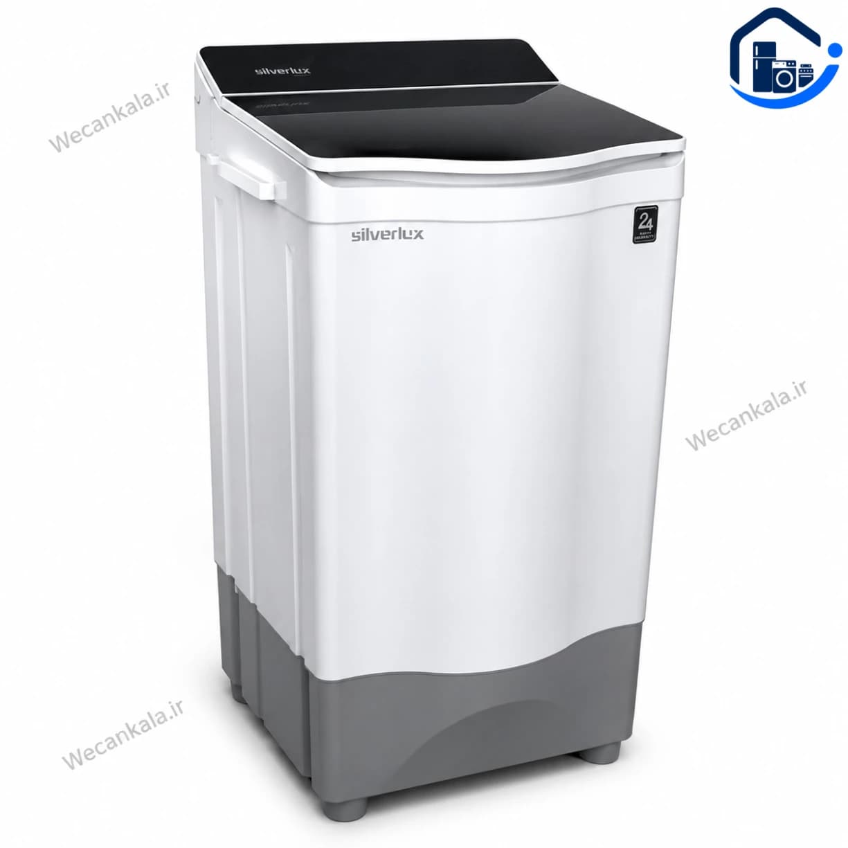 لباسشویی 7 کیلو نیمه اتوماتیک سیلورلوکس درب شیشه مدل SLW8000G — تصویر ۲