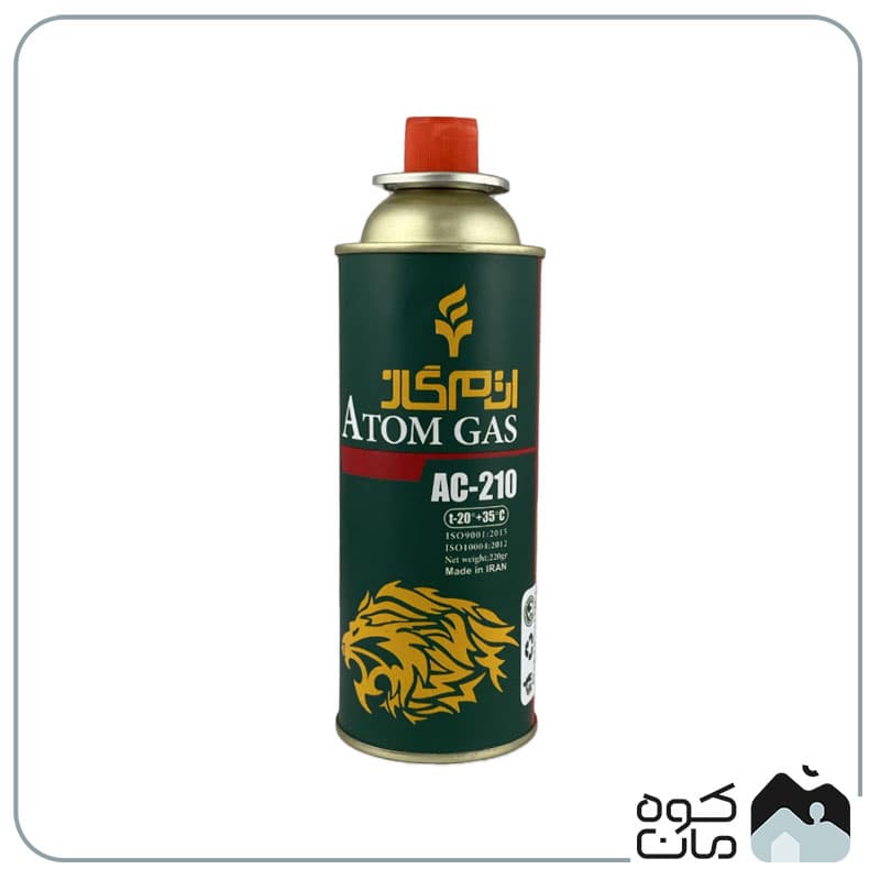 کپسول گاز 220 گرمی اتم گاز مدل AC-210 — تصویر ۲