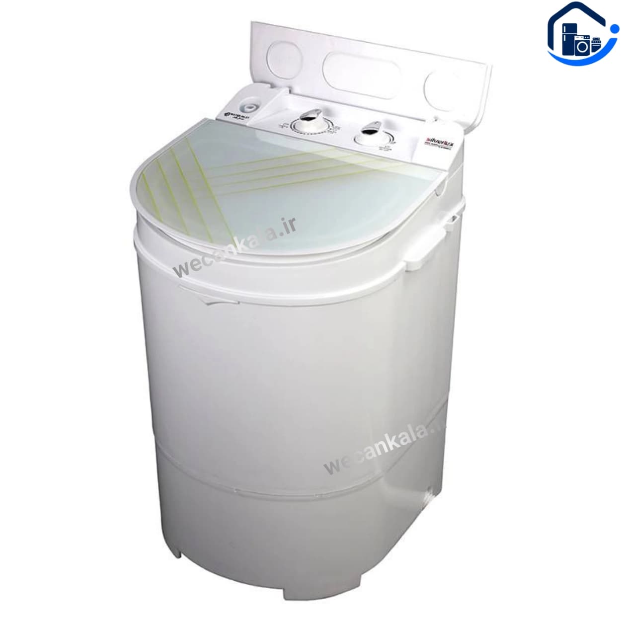 مینی واش سیلور لوکس درب شیشه ای 2.5 کیلو مدل SLW3000G